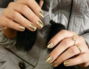 Фото дизайна ногтей с золотом