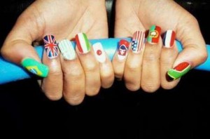 Флаги на ногтях