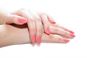нарощенные ногти розовые фото
