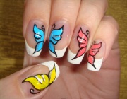 Дизайн ногтей с бабочками